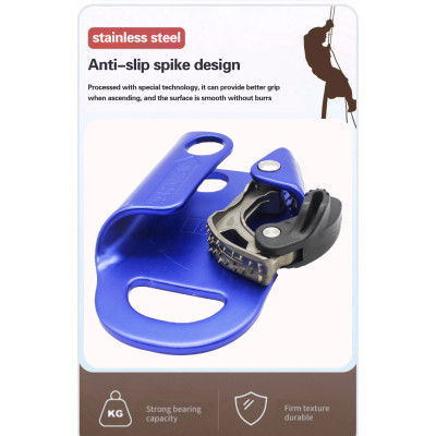 650kg Aluminum Chest Ascender – High Strength Rope Climbing Device