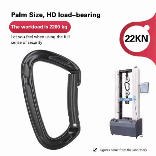 Industrial 2200kg Aluminum Carabiner – Durable Connector for Rigging & Lifting Gear
