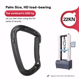 Industrial 2200kg Aluminum Carabiner – Durable Connector for Rigging & Lifting Gear