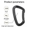Industrial 2200kg Aluminum Carabiner – Durable Connector for Rigging & Lifting Gear