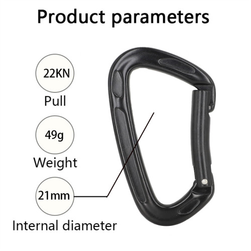 Industrial 2200kg Aluminum Carabiner – Durable Connector for Rigging & Lifting Gear
