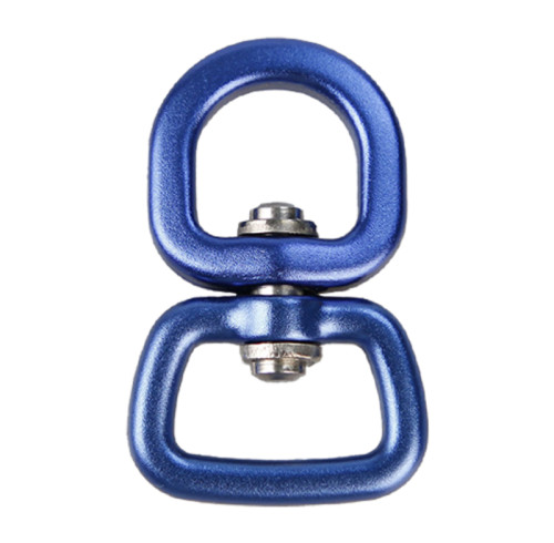 360° Swivel 5kN Aluminum Swivel Ring – Smooth Rotating Hardware for Ropes & Straps