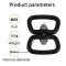 4kN High Strength Aluminum Swivel Ring – Durable Anti-Twist Connector for Climbing Accessories