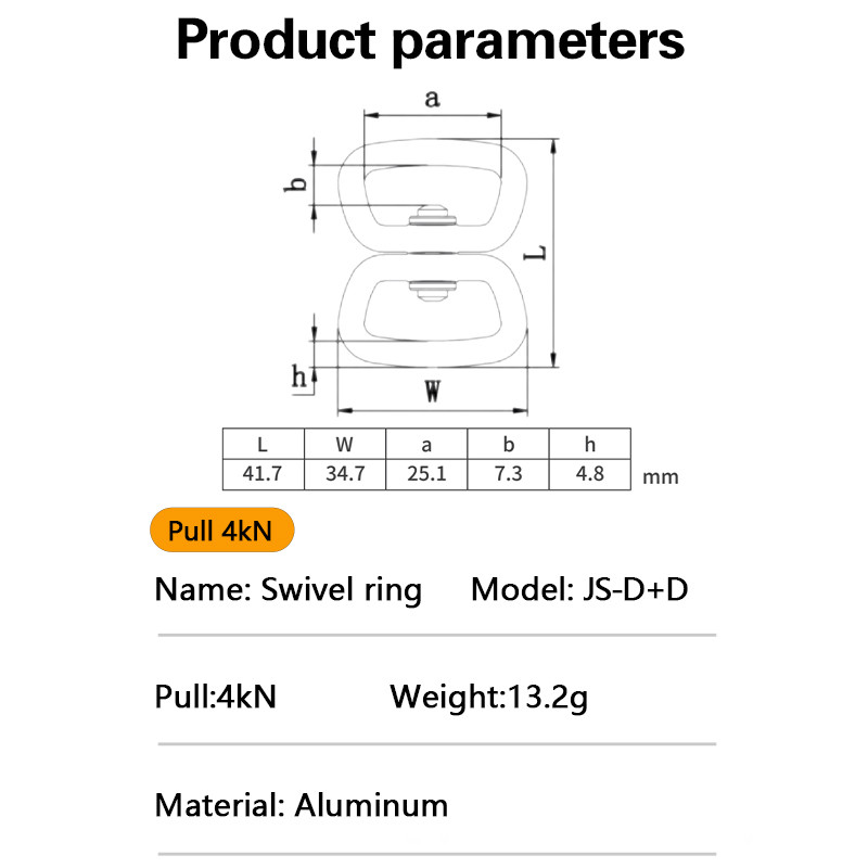Snap hooks product parameters
