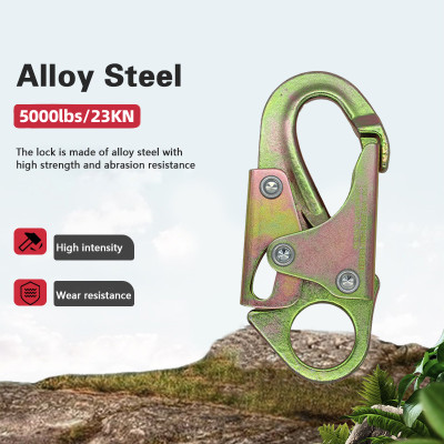 16kN Safety Steel Snap Hook – Reliable Hardware for Fall Protection Systems