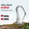 16kN Heavy Duty Steel Snap Hook – High Strength Connector for Safety Harness