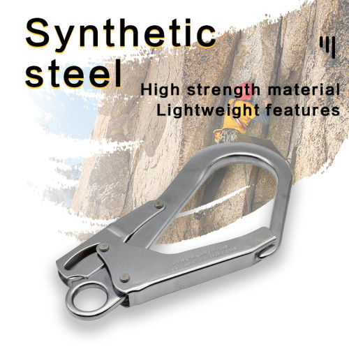 16kN Heavy Duty Steel Snap Hook – High Strength Connector for Safety Harness
