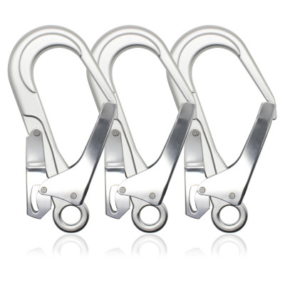 Industrial 20kN Aluminum Snap Hooks – Durable Connector for Rigging & Rope Access