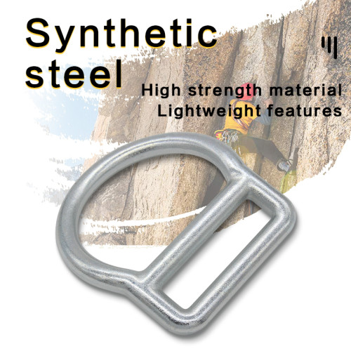 Reinforced 23kN Steel D-Rings – High Strength Connector for Industrial Safety Harness