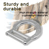 23kN Lightweight Aluminum D-Rings – High-Strength Connector for Industrial Safety Harness