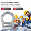 23kN Lightweight Aluminum D-Rings – High-Strength Connector for Industrial Safety Harness