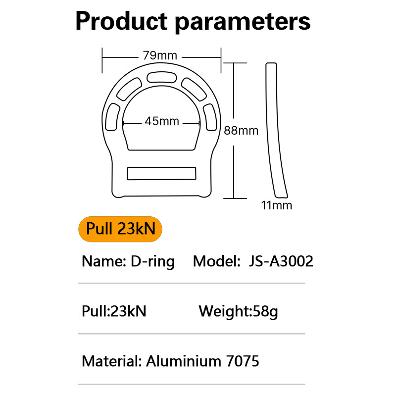 Snap hooks product parameters