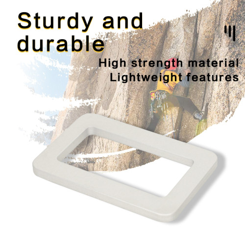 9kN Anodized Aluminum Buckle – Corrosion-Resistant Webbing Adjuster