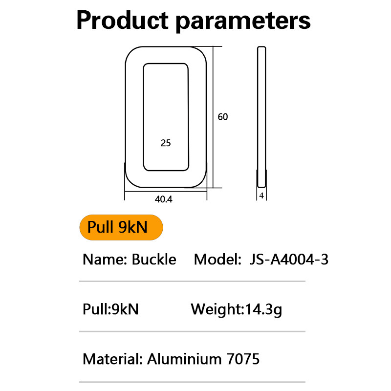 Snap hooks product parameters