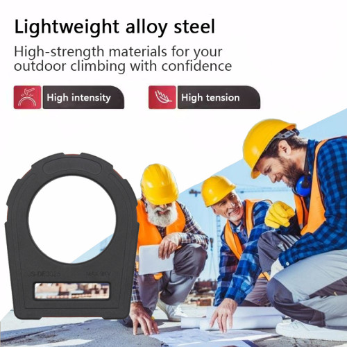 High-Voltage 23kN Dielectric D-Ring – Arc-Flash Safe Hardware for Utility Workers