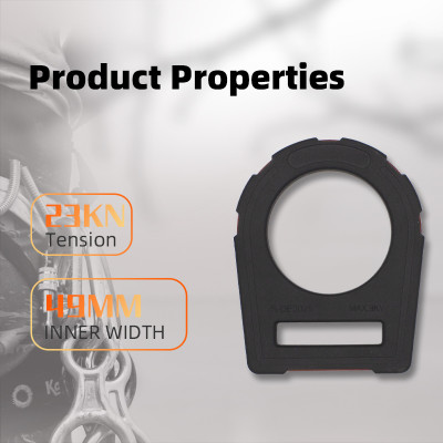 High-Voltage 23kN Dielectric D-Ring – Arc-Flash Safe Hardware for Utility Workers
