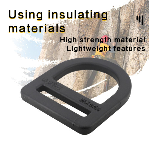 Arc-Flash Rated 23kN Dielectric D-Ring – Insulated Hardware for Utility & Powerline Workers