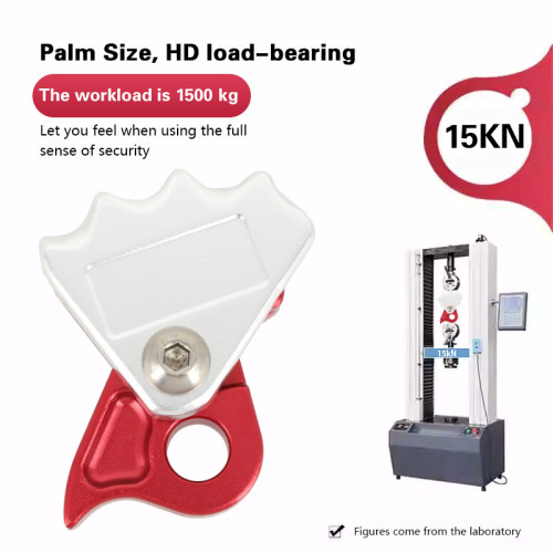 Ergonomic 15kN Aluminum Chest Ascender – Comfortable Grip for Rope Access Professionals