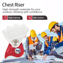 Ergonomic 15kN Aluminum Chest Ascender – Comfortable Grip for Rope Access Professionals