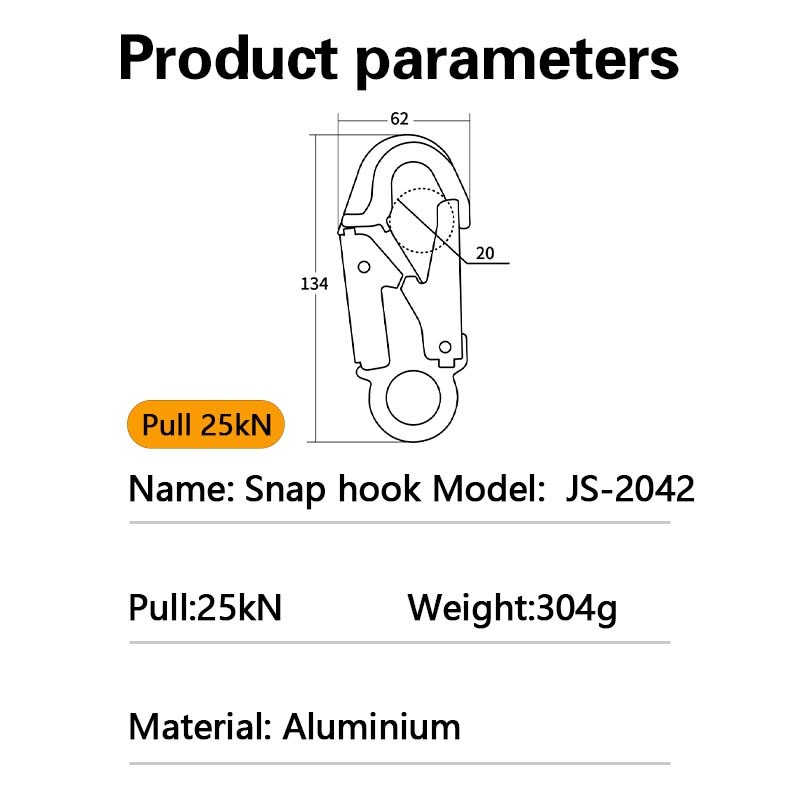 Snap hooks product parameters