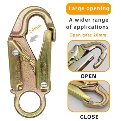 16kN High-Strength Steel Snap Hook – Secure Connector for Work at Height