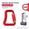 Heavy-Duty 23kN Aluminum Carabiner for Safety Harness Systems