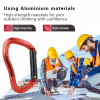 30kN Aluminum Carabiner for Rope Access, Climbing & Rescue Operations