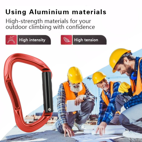 30kN Aluminum Carabiner for Rope Access, Climbing & Rescue Operations