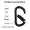 28kN High-Strength Aluminum Carabiner for Industrial Fall Protection