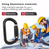 28kN High-Strength Aluminum Carabiner for Industrial Fall Protection