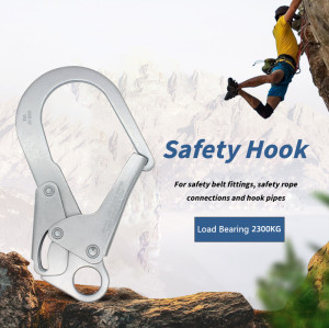 16kN Heavy-Duty Steel Snap Hook for Industrial Fall Protection