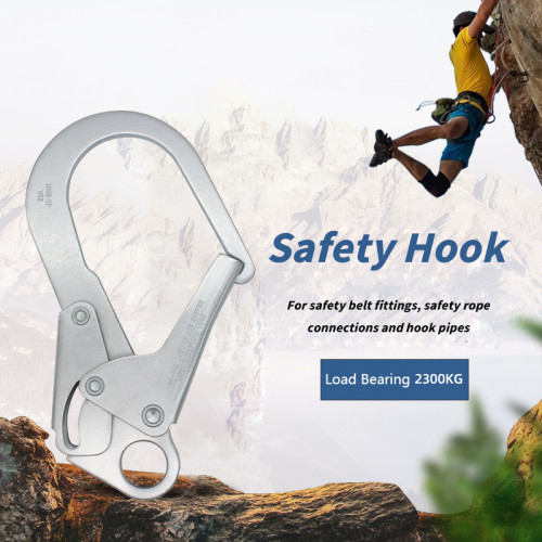 16kN Heavy-Duty Steel Snap Hook for Industrial Fall Protection