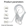 16kN Heavy-Duty Steel Snap Hook for Industrial Fall Protection