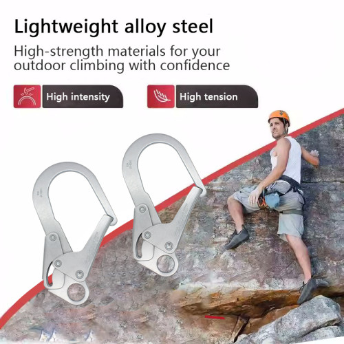 16kN Heavy-Duty Steel Snap Hook for Industrial Fall Protection