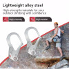 16kN Heavy-Duty Steel Snap Hook for Industrial Fall Protection