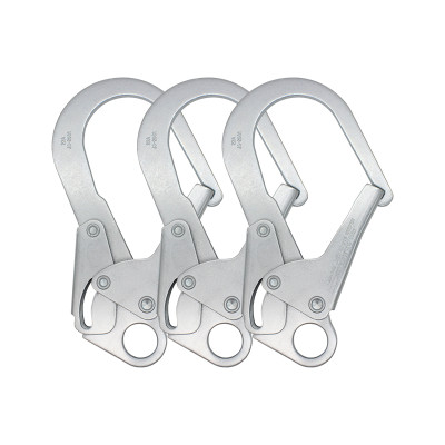 16kN Heavy-Duty Steel Snap Hook for Industrial Fall Protection