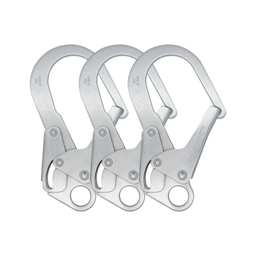 16kN Heavy-Duty Steel Snap Hook for Industrial Fall Protection