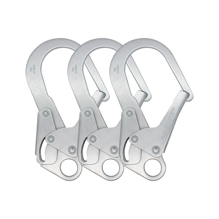 16kN Heavy-Duty Steel Snap Hook for Industrial Fall Protection