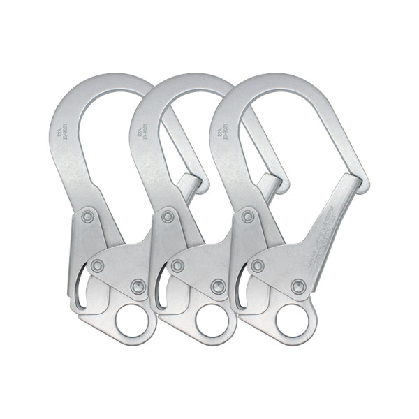 16kN Heavy-Duty Steel Snap Hook for Industrial Fall Protection