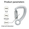 45kN High-Strength Steel Carabiner – Maximum Load Connector for Safety Systems