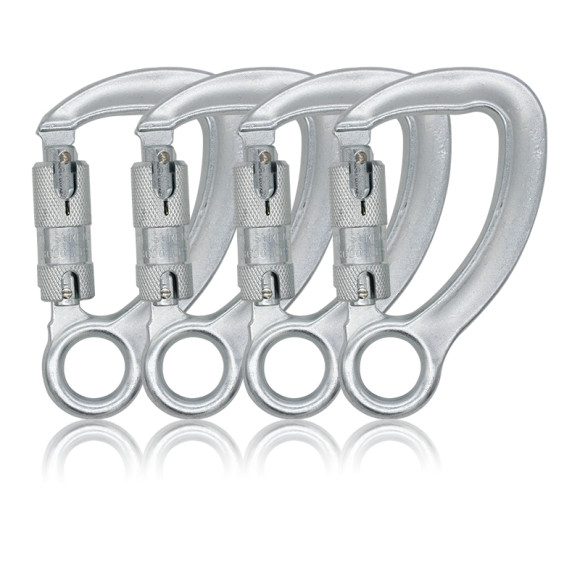 45kN High-Strength Steel Carabiner – Maximum Load Connector for Safety Systems
