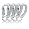 45kN High-Strength Steel Carabiner – Maximum Load Connector for Safety Systems