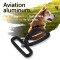 4kN Aluminum Pet Leash Carabiner – Lightweight Clip for Dog Harness Accessories