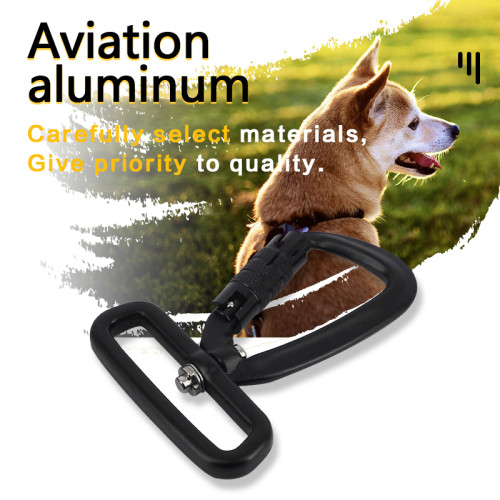 4kN Aluminum Pet Leash Carabiner – Lightweight Clip for Dog Harness Accessories