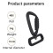 4kN Aluminum Pet Leash Carabiner – Lightweight Clip for Dog Harness Accessories