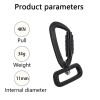 4kN Aluminum Pet Leash Carabiner – Lightweight Clip for Dog Harness Accessories