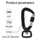 4kN Lightweight Aluminum Carabiner – Compact Gear Clip for Outdoor Accessories