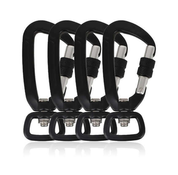 4kN Lightweight Aluminum Carabiner – Compact Gear Clip for Outdoor Accessories