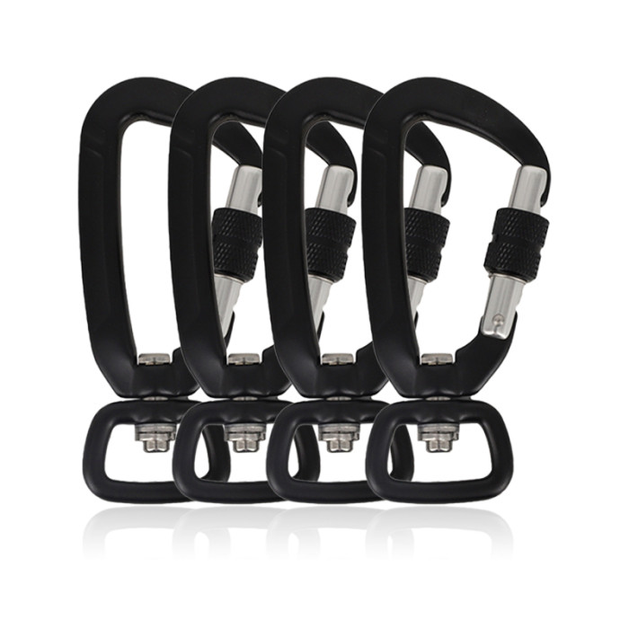 4kN Lightweight Aluminum Carabiner – Compact Gear Clip for Outdoor Accessories