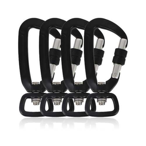 4kN Lightweight Aluminum Carabiner – Compact Gear Clip for Outdoor Accessories